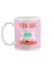 Load image into Gallery viewer, This Girl Loves Halloween Gift For Girls Mug
