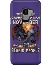 Load image into Gallery viewer, Walk Away I Am A Grumpy Old Man Who Was Born In November Birthday Gift Phone case
