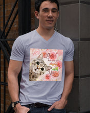 Load image into Gallery viewer, The Best Time Is Staying With You Roses With Cat Gift For Cat Lovers Guys V-Neck
