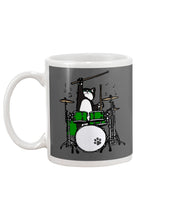 Load image into Gallery viewer, Funny Cat Playing Drums Great Gift For Cat Lovers Mug
