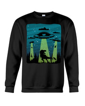 Load image into Gallery viewer, UFA Dinosaur T Rex Sky Full Of Stars Sweatshirt
