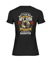 Load image into Gallery viewer, God Sent Me My Son And My Daughter Custom Design Gift For Family Ladies Tee
