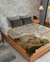 Load image into Gallery viewer, Always Be My Baby Girl Loving Action Of Love Mom Gift For Daughter Sherpa Blanket

