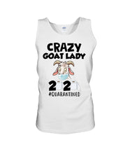 Load image into Gallery viewer, Crazy Goat Lady 2020 Quarantined Gift For Goat Lovers Unisex Tank Top
