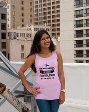 Load image into Gallery viewer, I'm Not Angry I'm Finnish I Smile From The Inside Trending Ladies Flowy Tank
