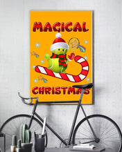 Load image into Gallery viewer, Tennis Players Magical Christmas Snowman Gift For Women Vertical Poster
