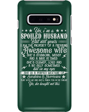 Load image into Gallery viewer, Shes Stubborn Messy And A Brat At Times Black Gift For Husband Phone case
