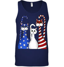 Load image into Gallery viewer, Cat Happy America  Independence's Day Special Custom Design Unisex Tank Top
