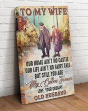 Load image into Gallery viewer, Go Fishing You Are My Queen Forever Grumpy Old Husband Gift For Wife Matte Canvas
