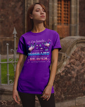 Load image into Gallery viewer, I'm Lonely I Miss My Husband Butterfly Gift For Lover Guys Tee
