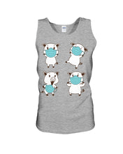 Load image into Gallery viewer, Pig Pandemic Essential Stay At Home Unique Custom Design Unisex Tank Top
