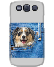 Load image into Gallery viewer, Australian Shepherd In Denim Pocket Gift For Dog Lovers Phone case
