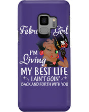 Load image into Gallery viewer, Betty Boop February Girl Living My Best Life Birthday Meaningful Gift Phone case
