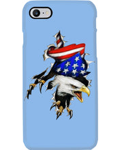 Load image into Gallery viewer, Eagle Giant Scratch USA Flag Gift For Women Phone case
