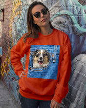 Load image into Gallery viewer, Australian Shepherd In Denim Pocket Gift For Dog Lovers Sweatshirt
