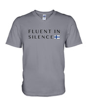 Load image into Gallery viewer, Fluent In Silence Custom Design For Personalized Nation Gift Guys V-Neck
