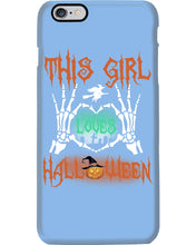 Load image into Gallery viewer, This Girl Loves Halloween Gift For Girls Phone case
