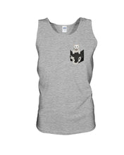 Load image into Gallery viewer, Cat In Your Front Pocket Great Gift For Cat Lovers Unisex Tank Top
