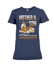 Load image into Gallery viewer, Mother And Son A Bond That Can't Be Broken Ladies Tee
