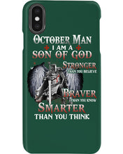 Load image into Gallery viewer, October Man Son Of God Birthday Meaningful Gift For Men Phone case
