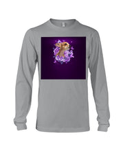 Load image into Gallery viewer, Purple Phone Case With Rose Gift For Chihuahua Lovers Unisex Long Sleeve
