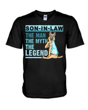 Load image into Gallery viewer, Gift For Son-In-Law The Man The Myth The Legend Trending Guys V-Neck
