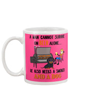 Load image into Gallery viewer, A Man Loves Beer And Dachshund Gift For Dog Lovers Mug
