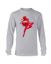 Load image into Gallery viewer, Colorful Red Pink Ballet Girl Gift For Ballet Dancer Unisex Long Sleeve

