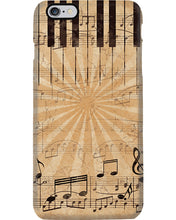 Load image into Gallery viewer, Vintage Design Piano Song Gift For Music Lovers Phone case

