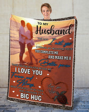 Load image into Gallery viewer, Gift For Husband Sea Turtle On Beach You Make Me A Better Person Sherpa Blanket
