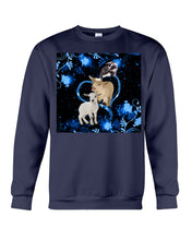 Load image into Gallery viewer, Lovely Phone Case Twinkling Blue Heart Gift For Goat Lovers Sweatshirt
