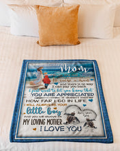 Load image into Gallery viewer, Giving For    Nana You'll Always Be My Loving Mother Custom Design Fleece Blanket
