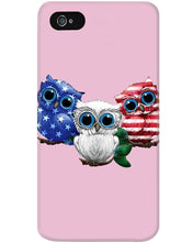 Load image into Gallery viewer, Lovely Phone Case Three Owl With US Flag Gift For Owl Lovers Phone case

