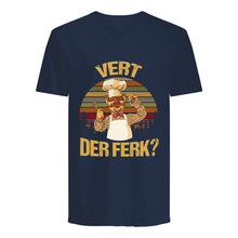 Load image into Gallery viewer, Vert Der Ferk Retro Vintage Gift For Cook Lovers Guys V-Neck
