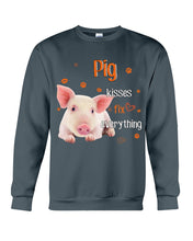 Load image into Gallery viewer, Pig Kisses Fix Everything Gift For Pig Lovers Sweatshirt
