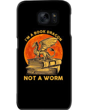 Load image into Gallery viewer, I'm A Book Dragon Not A Worm Gift For Dragon Lovers Phone case
