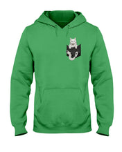 Load image into Gallery viewer, Cat In Your Front Pocket Great Gift For Cat Lovers Hoodie

