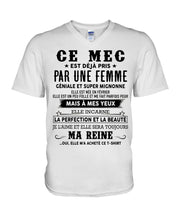Load image into Gallery viewer, Birthday Meaningful Gift Geniale Super Mignonne Elle Est Nee En Fevrier Guys V-Neck
