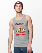 Load image into Gallery viewer, Tennis Players Magical Christmas Snowman Gift For Women Unisex Tank Top
