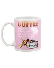 Load image into Gallery viewer, Coffee Christ Offers Forgiveness For Everyone Everywhere Mug
