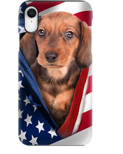 Load image into Gallery viewer, Dog America Flag Simple  Special Custom Design For Dog Lovers Phone case
