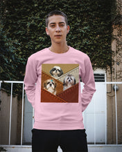 Load image into Gallery viewer, Three Cute Shih Tzu In Bag Gift For Dog Lovers Sweatshirt
