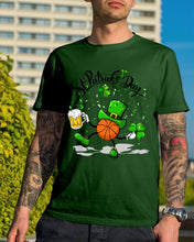 Load image into Gallery viewer, Basketball Saint Patrick's Day Gift For Basketball Lovers Guys Tee
