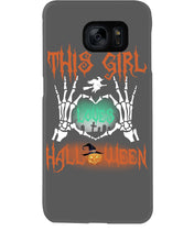 Load image into Gallery viewer, This Girl Loves Halloween Gift For Girls Phone case
