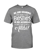 Load image into Gallery viewer, Me And Grandma Are More Than Besties Custom Gift For Family Guys Tee
