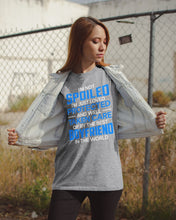 Load image into Gallery viewer, I'm Just Loved Protected And Well Taken Care Of By The Best Boyfriend Guys Tee
