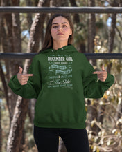 Load image into Gallery viewer, December Girl I Have Three Sides Birthday Gift For Women Hoodie
