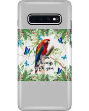 Load image into Gallery viewer, Scarlet Macaw With Butterflies I Am Always With You Gift For Lover Phone case
