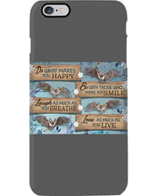 Load image into Gallery viewer, Do What Makes You Happy With Bats Gift For Girls Phone case
