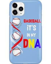Load image into Gallery viewer, Baseball Be My DNA Gift For Sport Lovers Phone case

